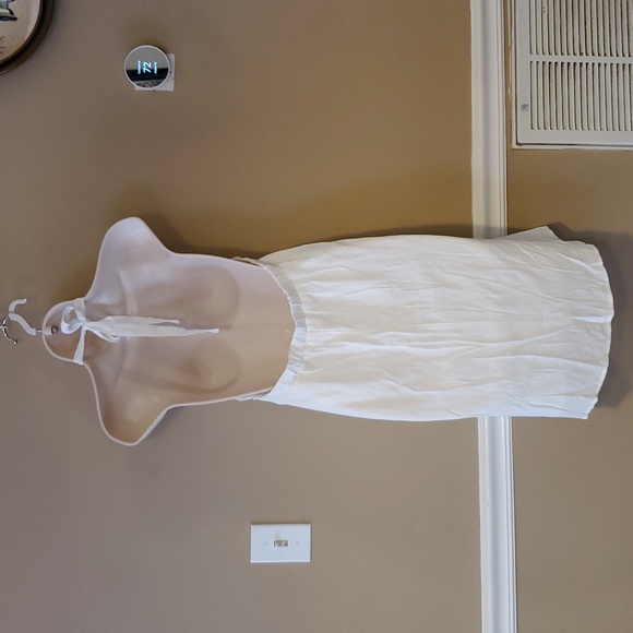 Row A Halter Mini Dress In White Size L NWOT'S - Picture 3 of 8